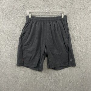 Rhone Shorts Mens Medium Gray Athletic Casual Activewear Performance Stretch Gym